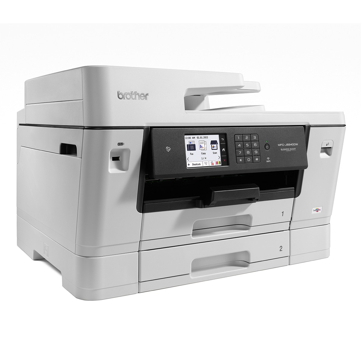 Impresora Multifunción tinta Brother MFC-J6940DW, Wi-Fi, Fax, A3 Blanco-4