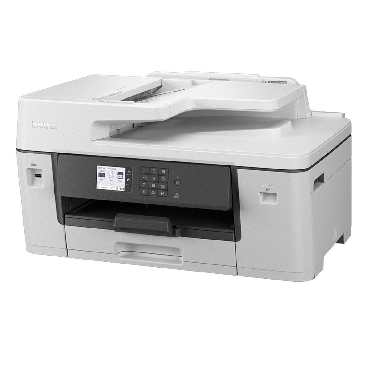 Impresora Multifunción tinta Brother MFC-J6940DW, Wi-Fi, Fax, A3 Blanco-2