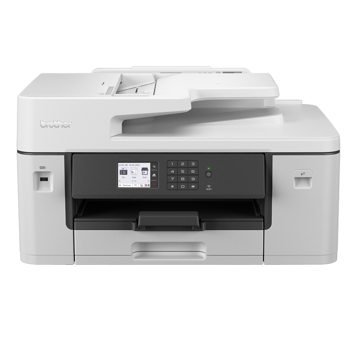 Impresora Multifunción tinta Brother MFC-J6940DW, Wi-Fi, Fax, A3 Blanco-1