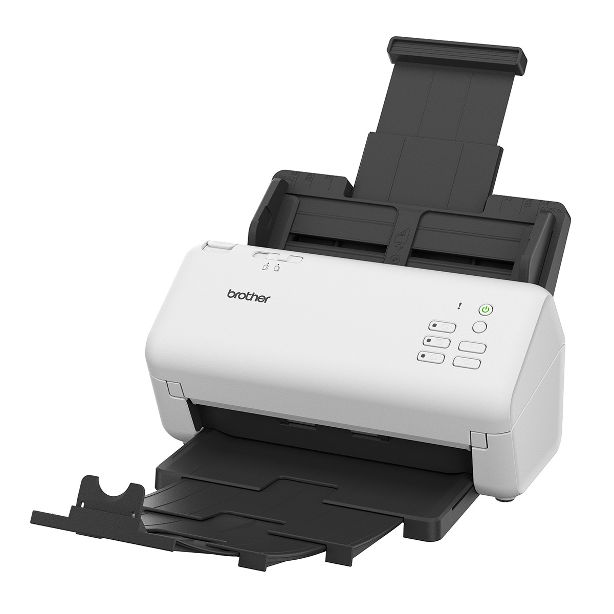 Escáner de sobremesa Brother ADS4300N con escaneado a doble cara y Ethernet Blanco-2