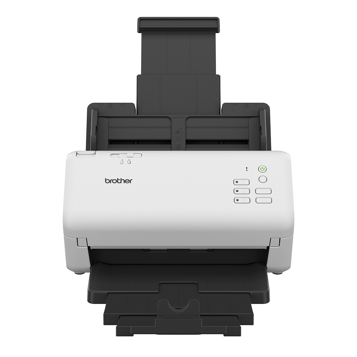Escáner de sobremesa Brother ADS4300N con escaneado a doble cara y Ethernet Blanco-1