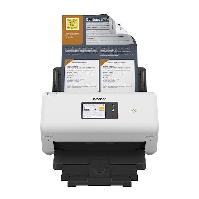 Imagen 0 de Escáner de sobremesa Brother ADS4500W con escaneado a doble cara, Ethernet y Wi-Fi