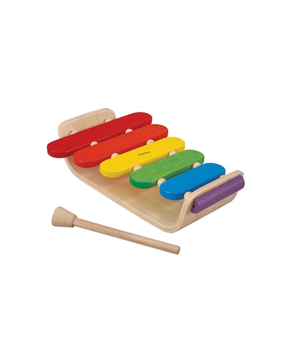 Imagen 0 de Xilófono ovalado juguete de madera Plantoys