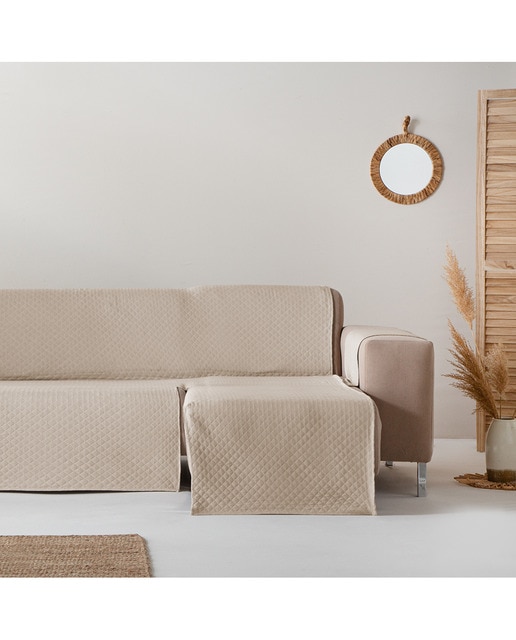 Imagen 0 de Cubre sofá chaise longue derecho Trivial lino