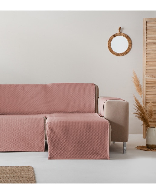 Imagen 0 de Cubre sofá chaise longue derecho Trivial teja