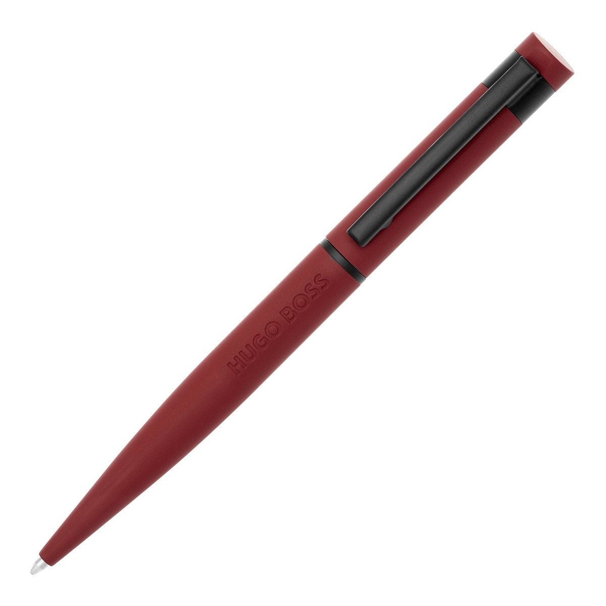 Bolígrafo Loop Hugo Boss Matt Red Rojo / Negro-1