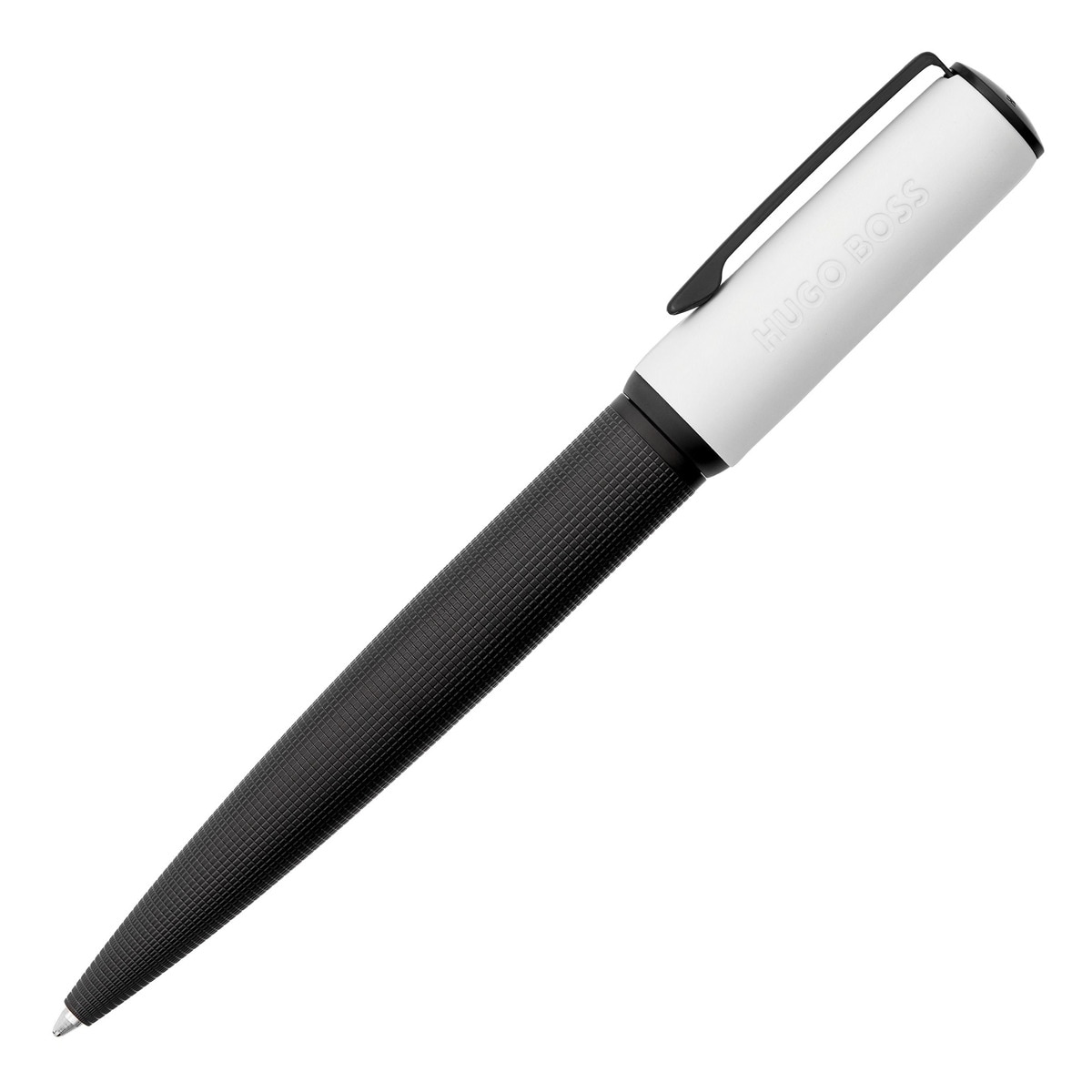 Caneta Esferográfica Arche Iconic - White Preto mate/Branco-2