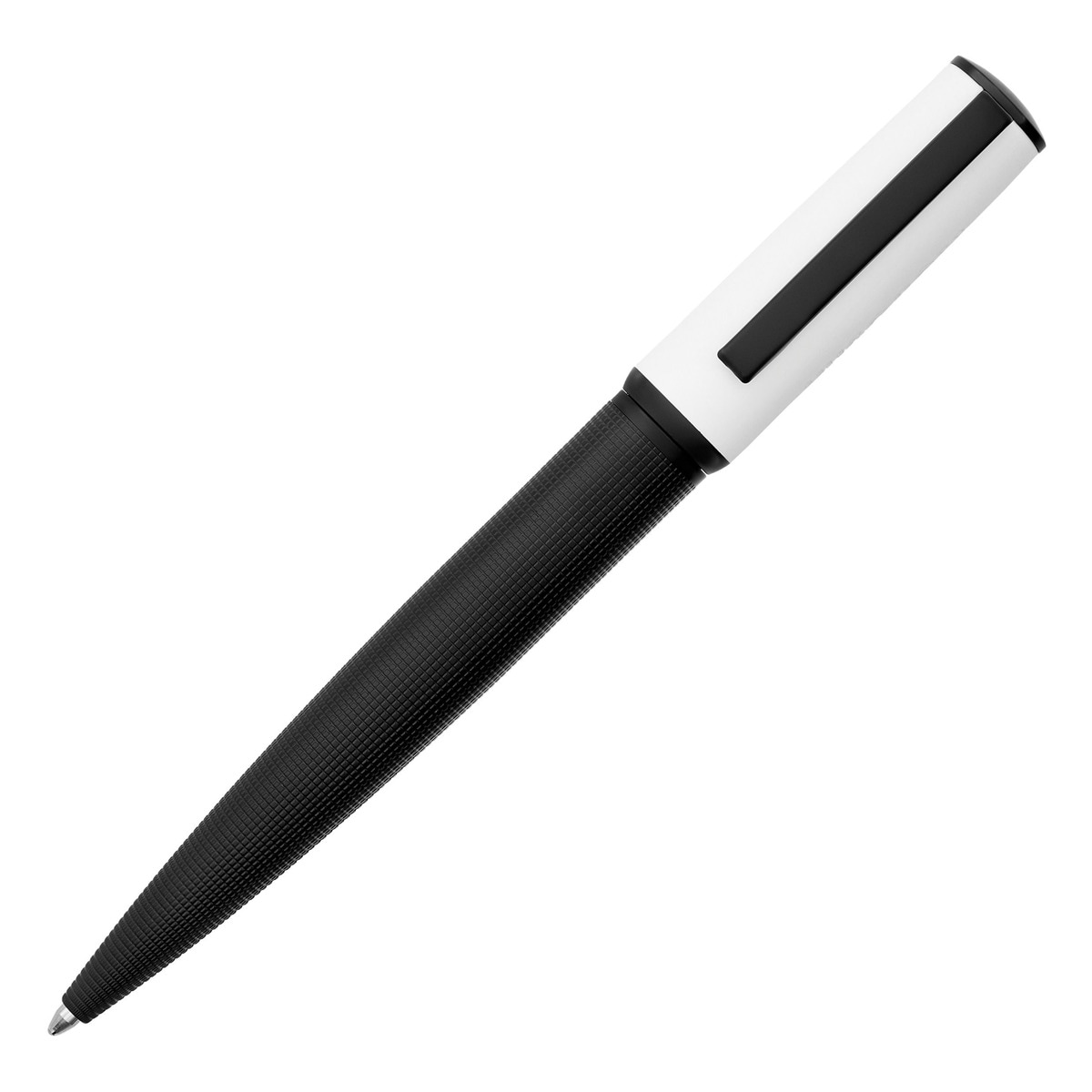 Caneta Esferográfica Arche Iconic - White Preto mate/Branco-1