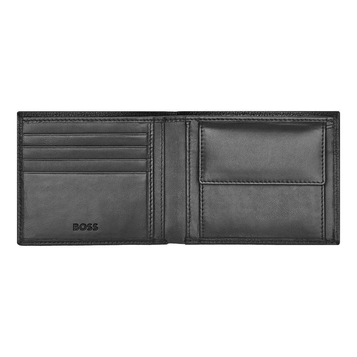 Carteira Porta-moedas Grained - Black Preto-4
