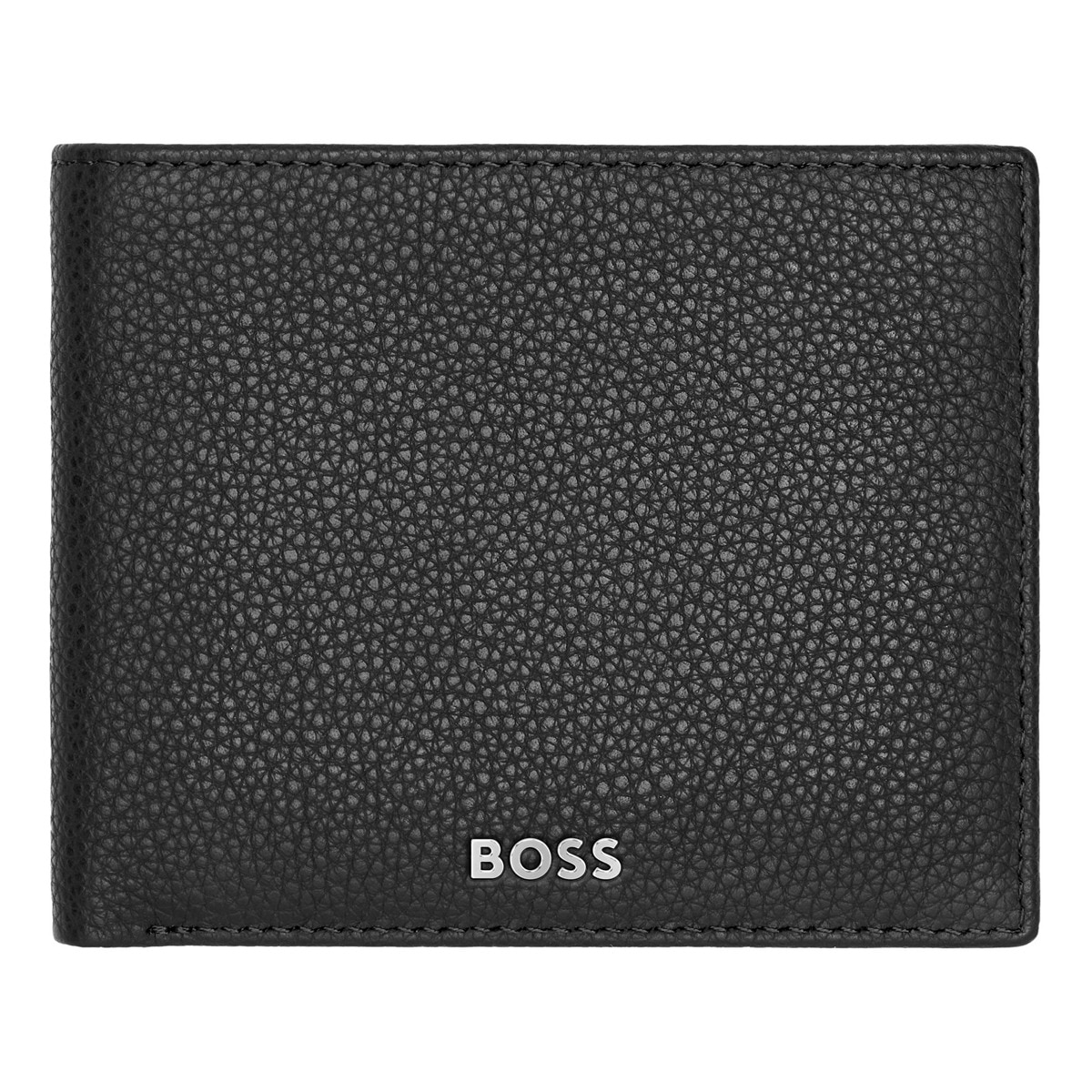 Carteira Flap Classic Grained - Black Preto-1