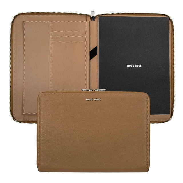 Imagen 0 de Carpeta Cremallera A4 Pure Hugo Boss Iconic Camel