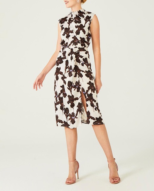 Imagen 0 de Falda envolvente con estampado flor