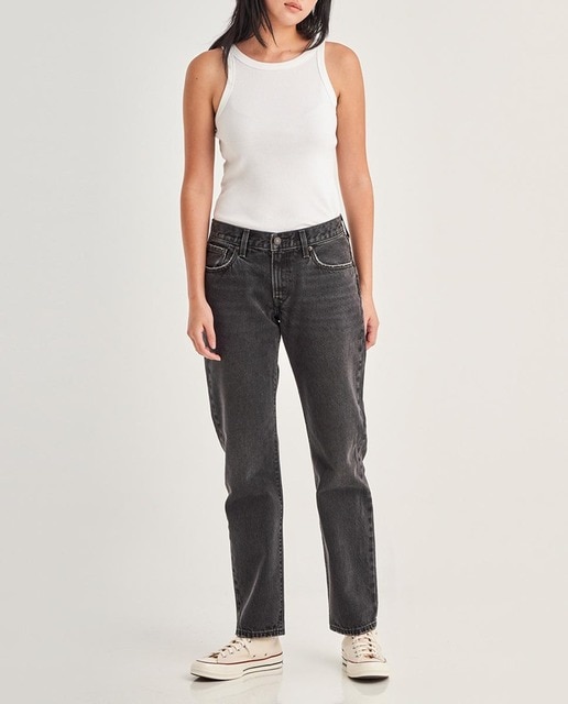 Imagen 0 de Vaquero de mujer Middy Straight? lavado oscuro