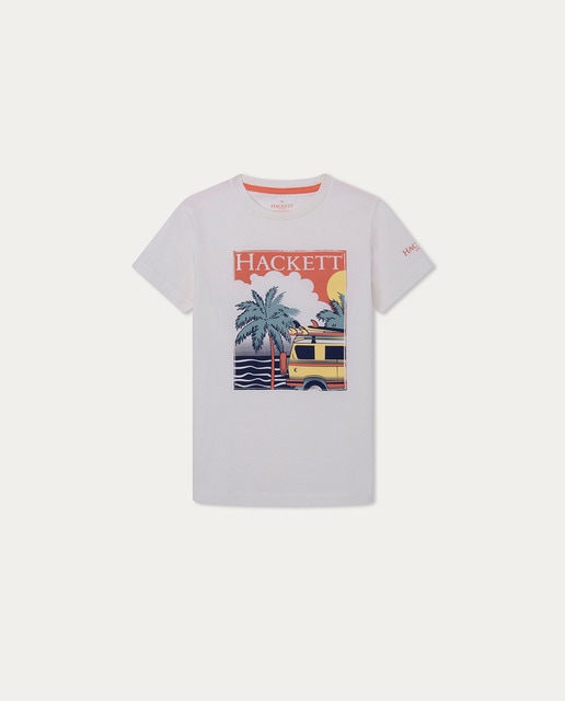 Imagen 0 de Camiseta de niño con prints de playa