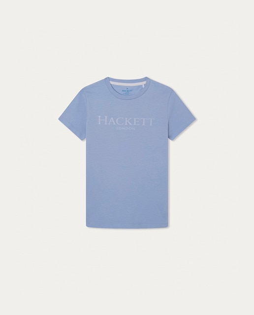 Imagen 0 de Camiseta básica de niño con logotipo en contraste