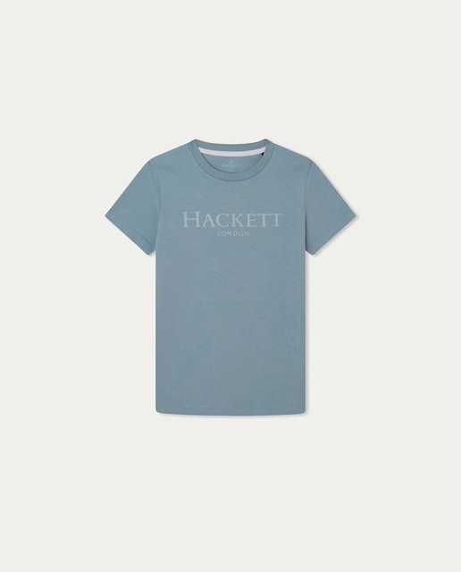 Imagen 0 de Camiseta básica de niño con logotipo en contraste