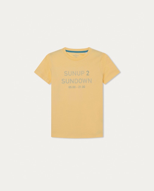 Imagen 0 de Camiseta básica de niño con logotipo en espalda