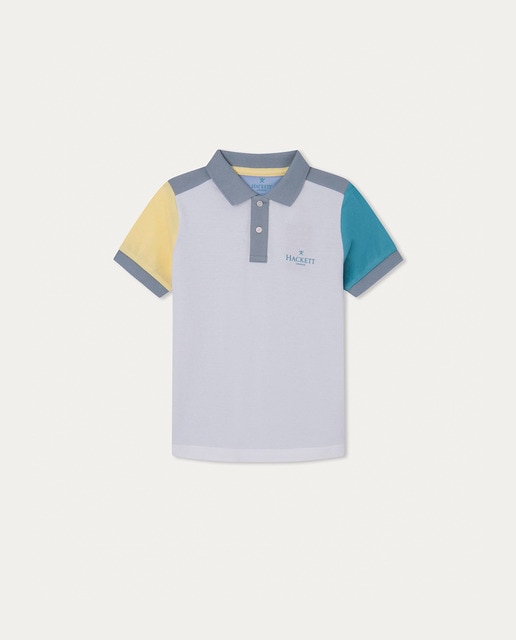 Imagen 0 de Polo de niño con mangas en contraste