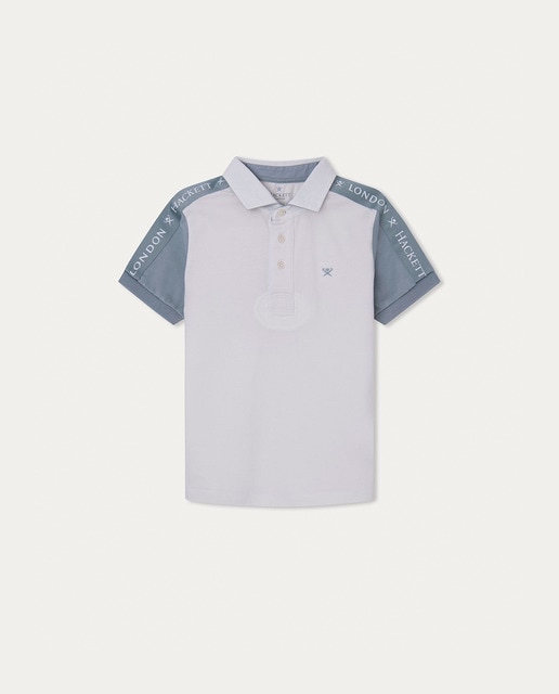 Imagen 0 de Polo rugby de niño con mangas en contraste