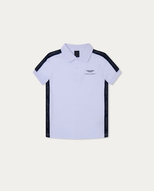 Imagen 0 de Polo de niño "Aston Martin" manga corta y cinta en los costados y hombros