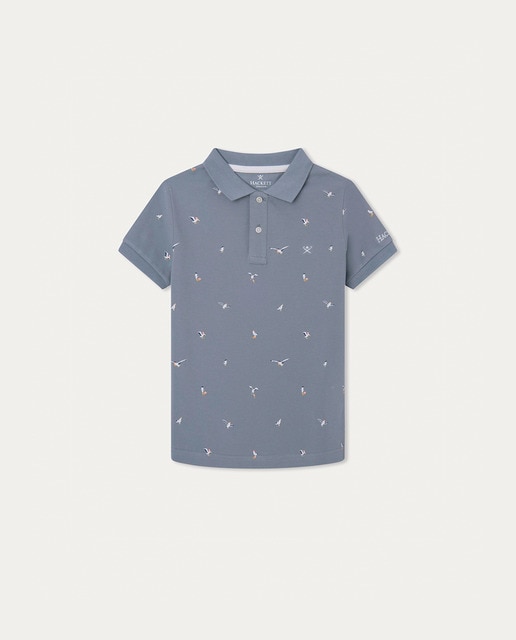 Imagen 0 de Polo de niño con estampado de gaviotas