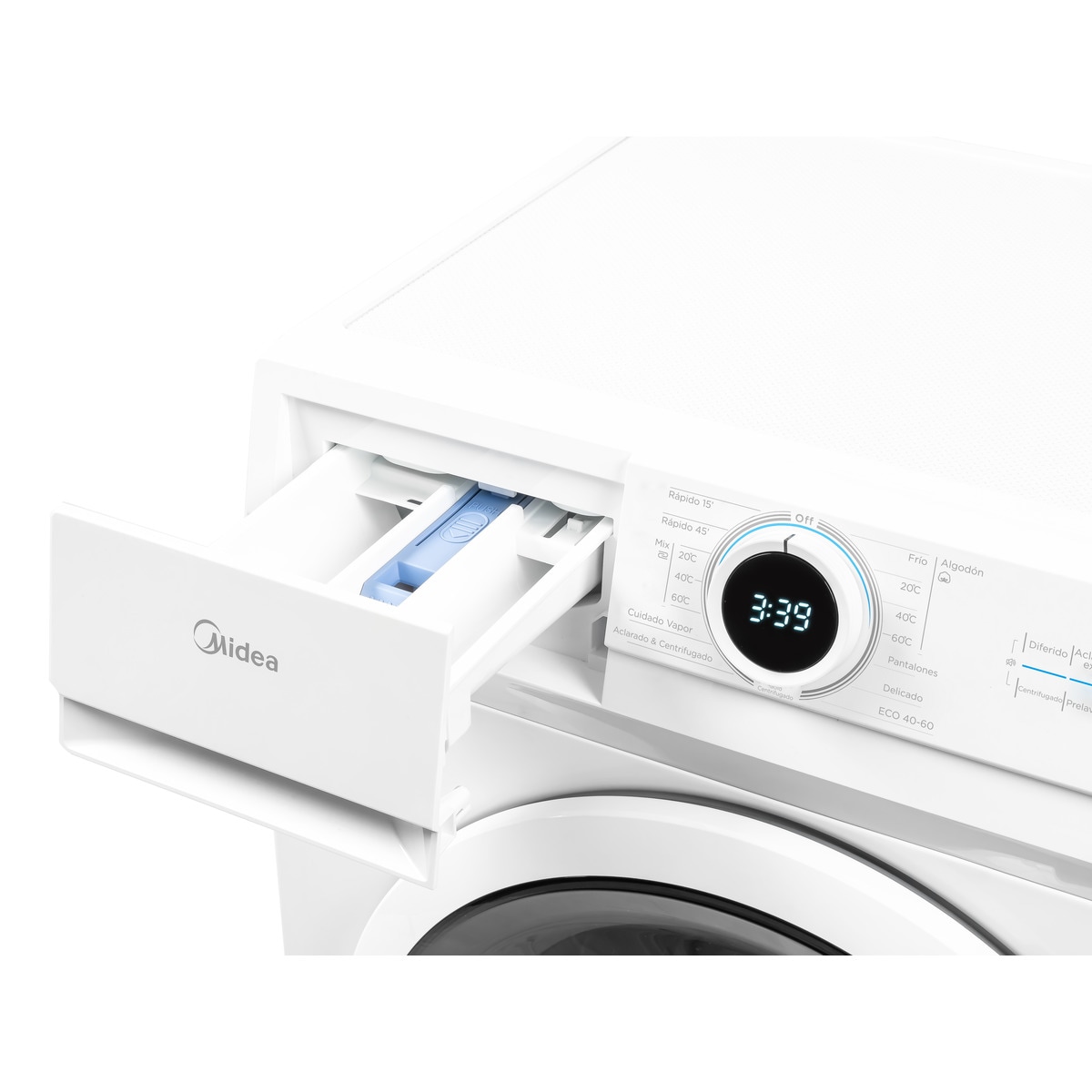 Máquina de Lavar Roupa Midea MF100W90BA/W-ES Carga Frontal, de 9 Kg e de 1400 rpm - Branco Branco-4