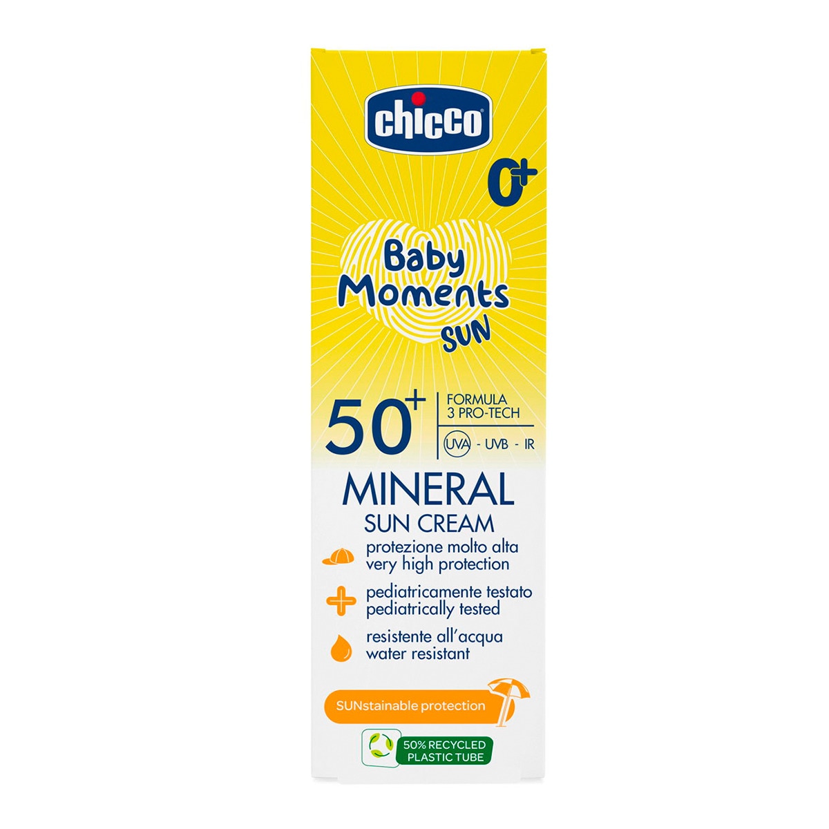 Protetor Solar Mineral SPF 50+ Sun Baby Moments 0 Meses+ - 75 ml Branco-2