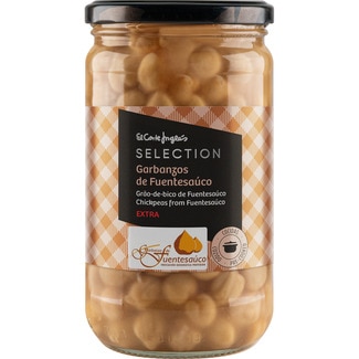 garbanzos cocidos IGP garbanzo de Fuentesaúco frasco 400 g neto escurrido - El Corte Ingles Selection