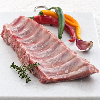Costillas frescas en tira de cerdo 50% Duroc