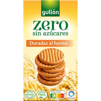 galletas doradas al horno sin azúcares caja 330 g - Gullon Zero