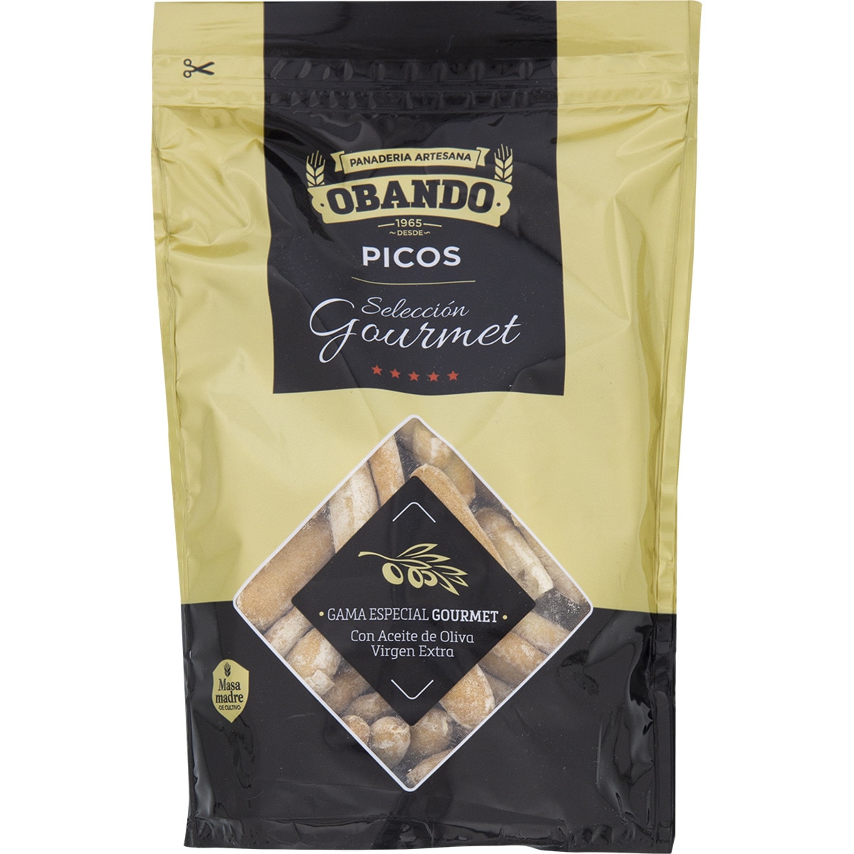 Selección Gourmet picos de pan con aceite de oliva virgen extra bolsa 140 g