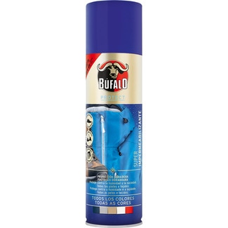 protector textil Protect Super Impermeabilizante contra la humedad y suciedad spray 250 ml para pieles y tejidos - Bufalo