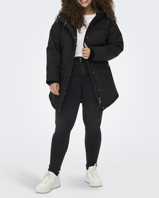 Imagen 0 de Abrigo parka de mujer con capucha