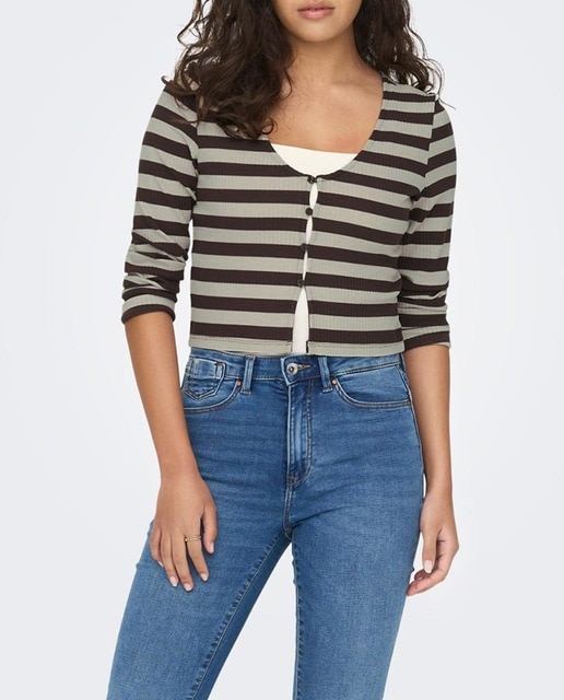 Imagen 0 de Cárdigan de mujer corto con botones