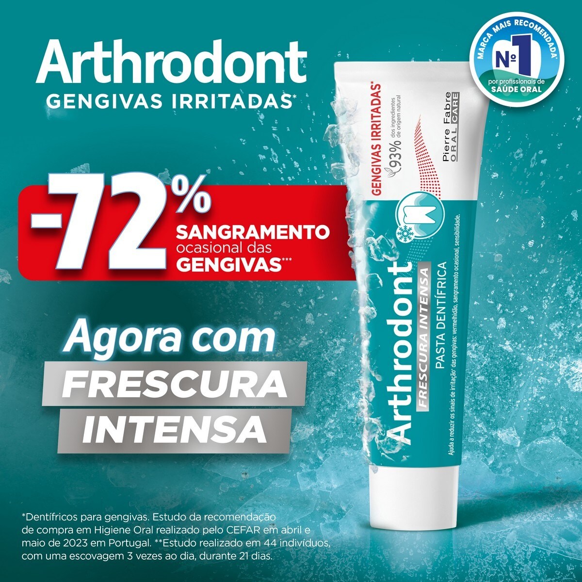 Pasta Dentífrica ARTHRODONT Frescura Intensa - 75 ml 3