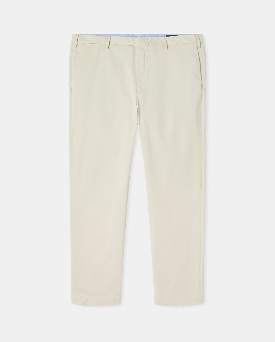 Calças Chino Classic Fit Tamanhos Grandes Castanho Suave-1