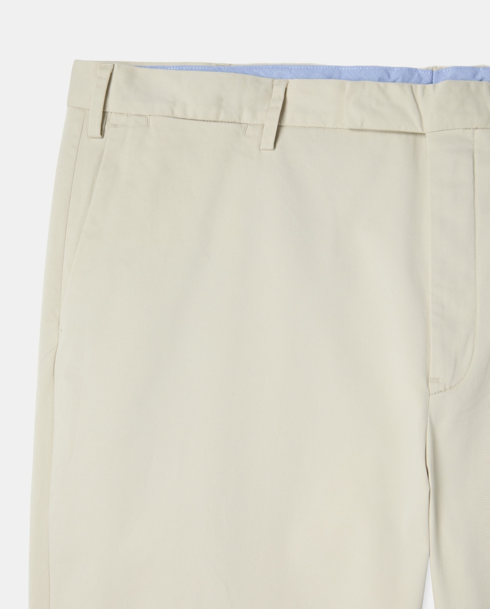 Calças Chino Classic Fit Tamanhos Grandes Castanho Suave-3