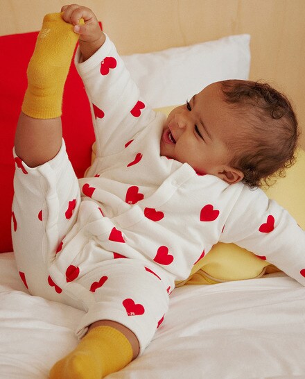 Mono Largo Para Bebé Unisex De Petit Bateau - 100% Algodón, Manga Larga, Cierre Clásico