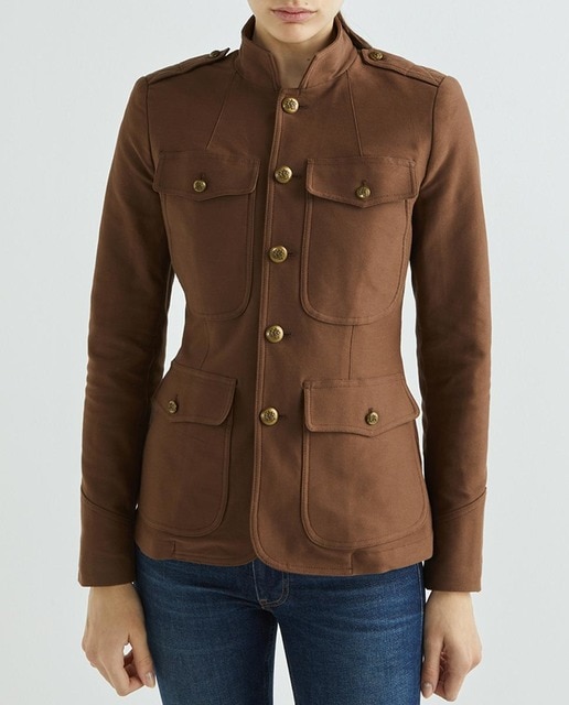 Imagen 0 de Blazer de mujer abotonada y múltiples bolsillos