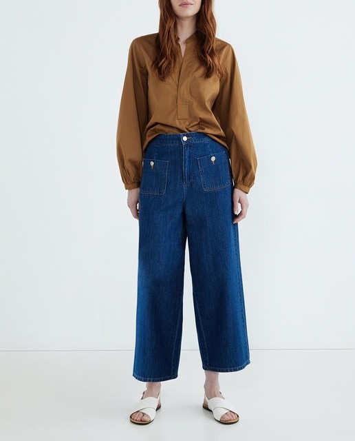 Imagen 0 de Blusa de mujer de manga larga de algodón