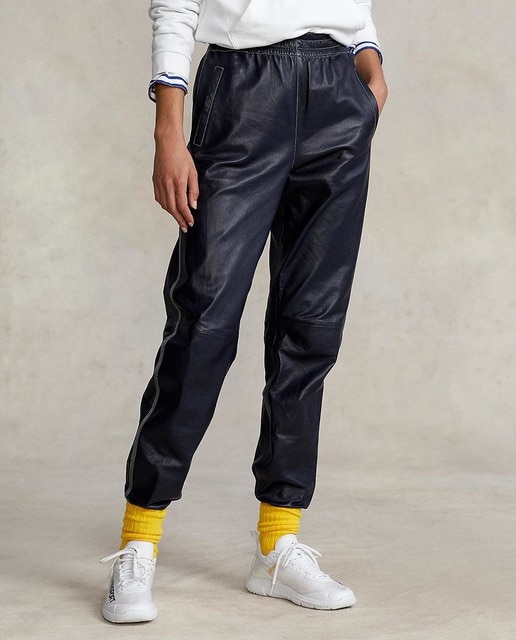 Imagen 0 de Pantalón de mujer de chándal de piel