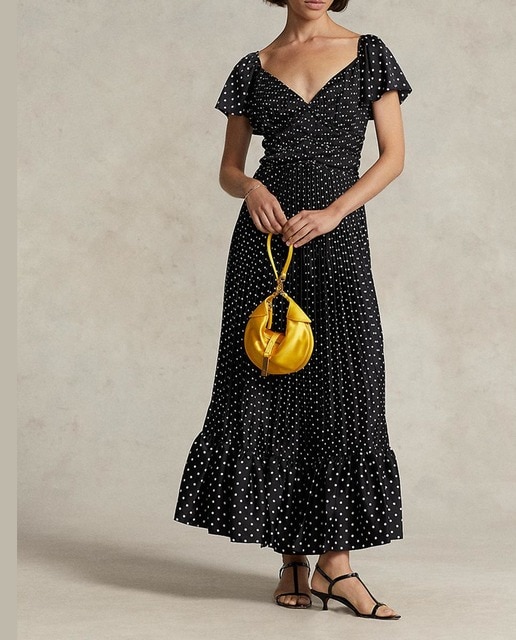 Imagen 0 de Vestido largo de lunares