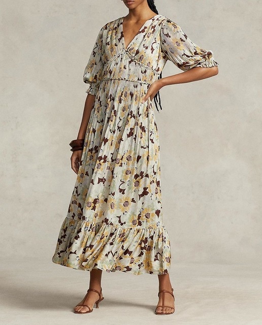 Imagen 0 de Vestido largo con estampado floral