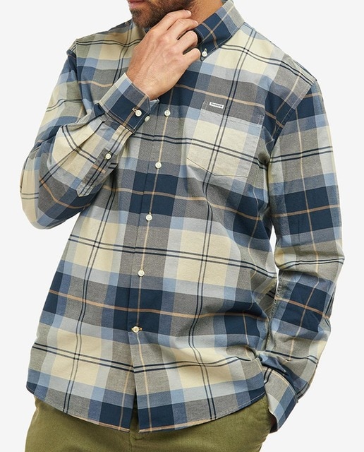 Imagen 0 de Camisa de hombre de manga larga estampada