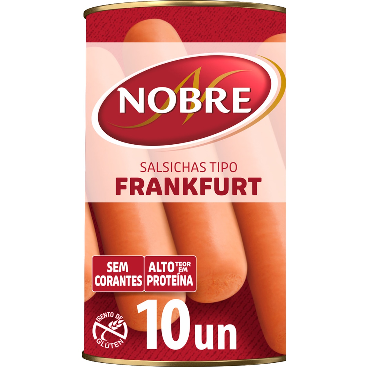 Salsichas Frankfurt 10 Unidades lata 250 g