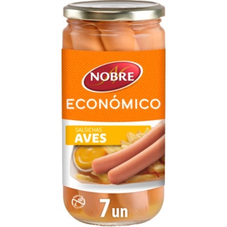 Salsichas de Aves Extra Suculentas frasco 350 g - Nobre
