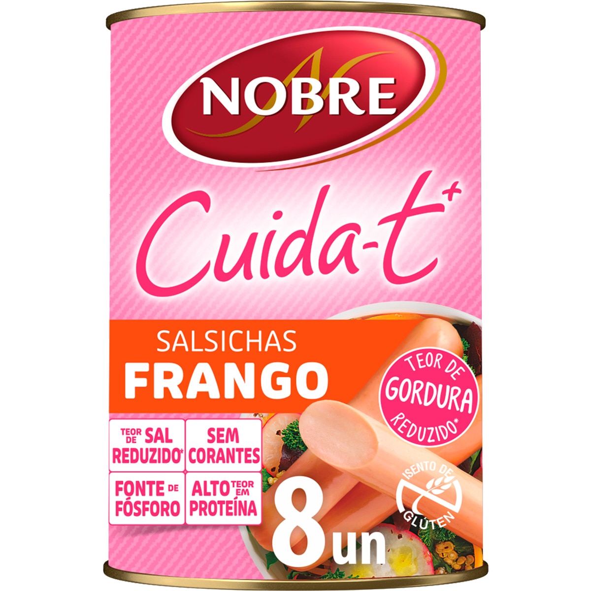 Salsichas de Frango Cuida-t + lata 160 g