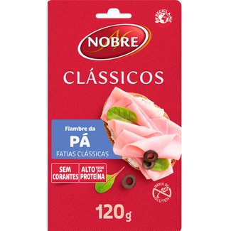 Fiambre da Pá em Fatias embalagem 120 g - Nobre