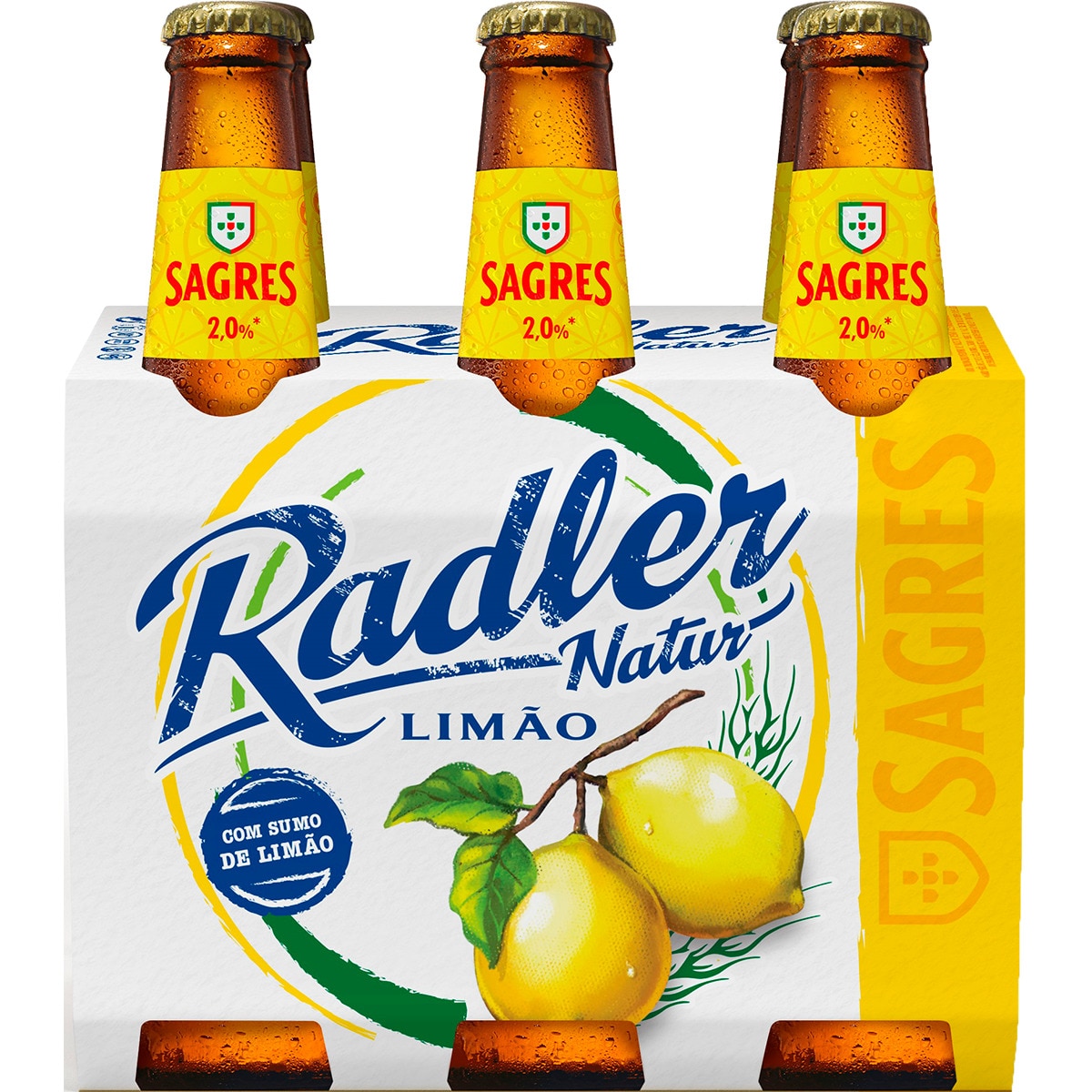 Cerveja Radler Pack 6 unidades garrafa 33 cl