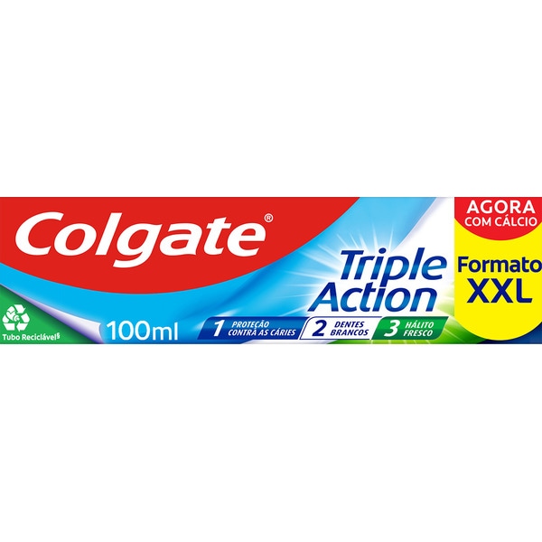 Pasta de  Dentes Tripla Ação embalagem 100 ml